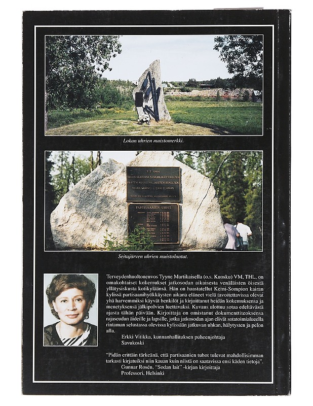 Neuvostoliiton partisaanien tuhoiskut siviilikyliin 1941-44 - Tyyne Martikainen - Historiakirjat - 10105522331 - 1