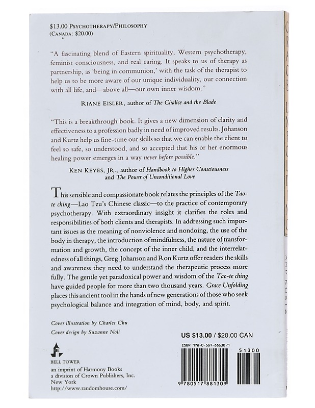 Grace Unfolding: Psychotherapy in the Spirit of the Tao-te ching - Greg Johanson - Hyvinvointikirjat - 10105522398 - 1