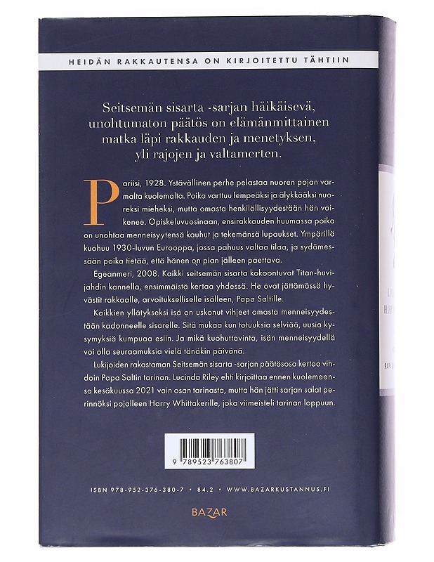 Atlas, Papa Saltin tarina - Riley, Lucinda - Romaanit ja novellit - 10105522406 - 1