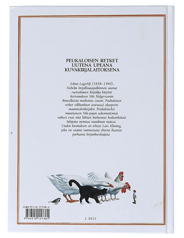 Nils Holgerssonin ihmeellinen matka - Lagerlöf, Selma - Lastenkirjat - 10105522409 - 1