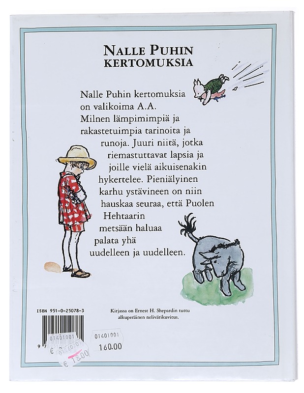 Nalle Puhin kertomuksia : rakastetuimmat kertomukset ja runot - Milne, A. A. - Lastenkirjat - 10105522410 - 1