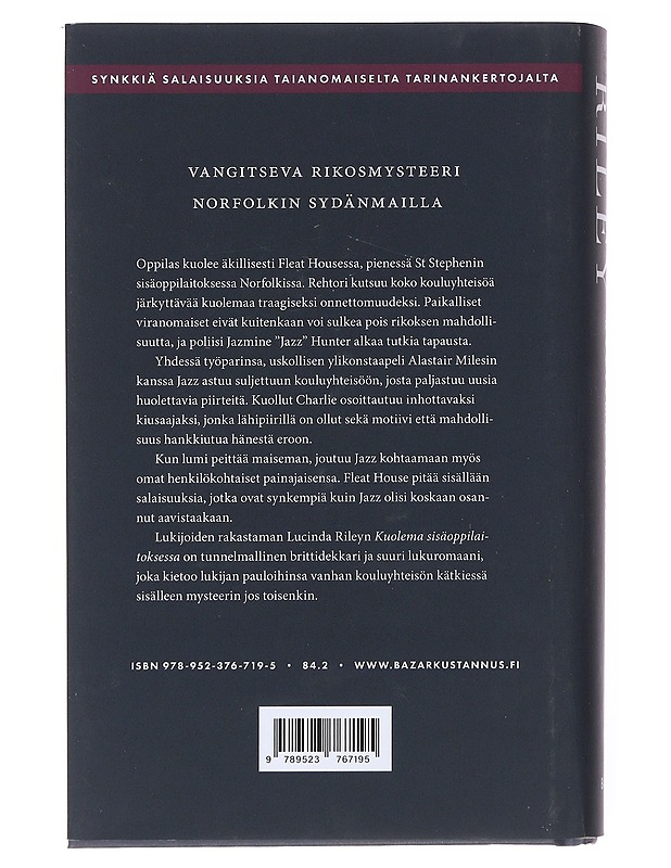 Kuolema sisäoppilaitoksessa - Riley, Lucinda - Jännitys ja dekkarit - 10105522428 - 1