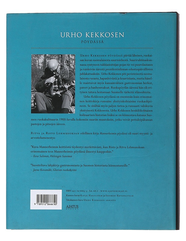 Urho Kekkosen pöydässä - Lehmusoksa , Risto ja Ritva  - Tietokirjat ja oppaat - 10105522437 - 1