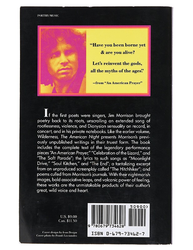 The American night Volume II - Morrison, Jim - Runot ja näytelmät - 10105522465 - 1