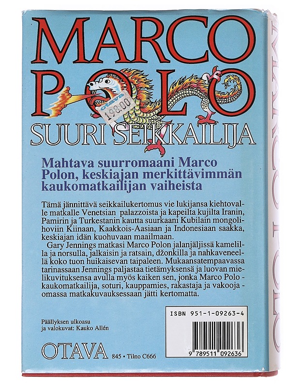 Marco Polo : suuri seikkailija - Jennings, Gary - Elämäkerrat ja muistelmat - 10105522477 - 1