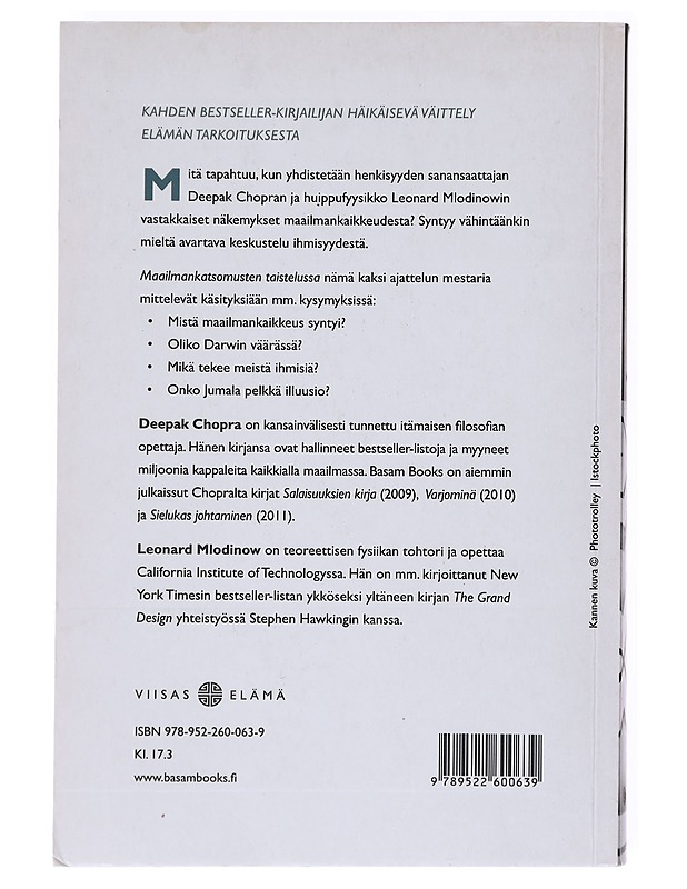 Maailmankatsomusten taistelu - Deepak Chopra, Leonard Mlodinow - Tietokirjat ja oppaat - 10105522492 - 1