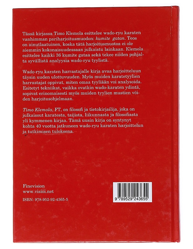 Mustan vyön karate : kumite gata - Timo Klemola - Tietokirjat ja oppaat - 10105522531 - 1