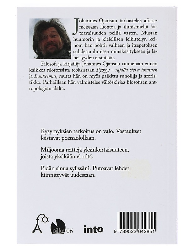 Katoavaisuuden aineisto - Johannes Ojansuu - Runot ja näytelmät - 10105522549 - 1