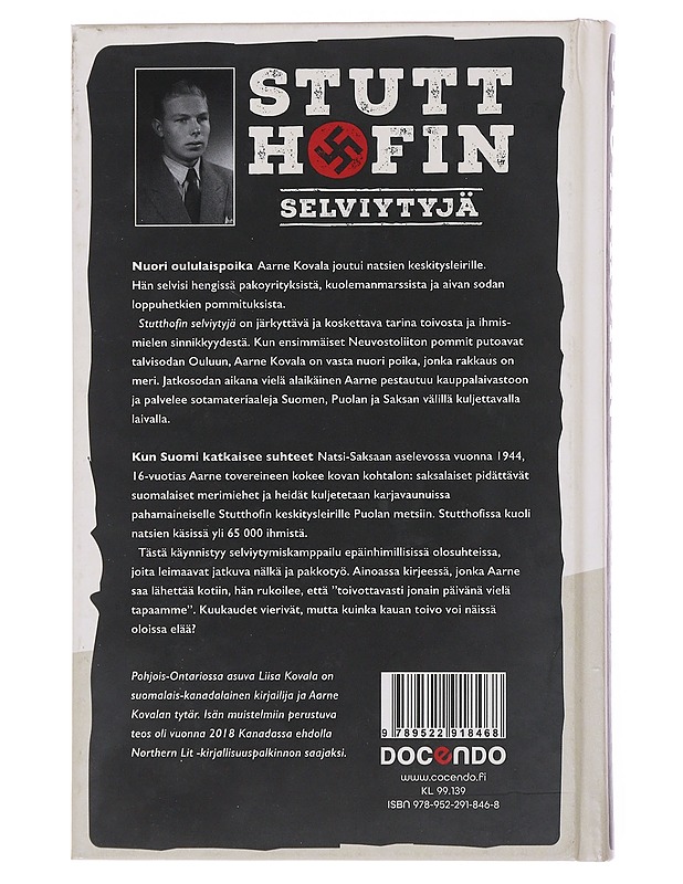 Stutthofin selviytyjä : suomalainen merimies kuolemanleirillä - Kovala, Liisa - Elämäkerrat ja muistelmat - 10105522552 - 1