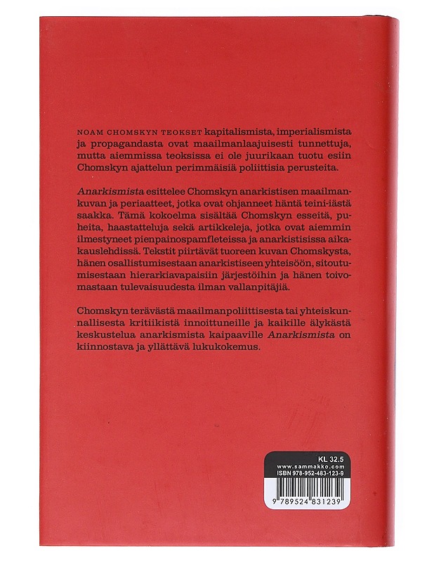 Anarkismista - Chomsky, Noam - Tietokirjat ja oppaat - 10105522580 - 1