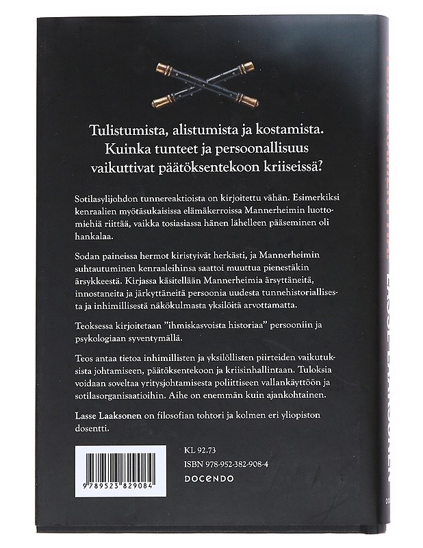 Temperamenttia! : sotilasylijohdon tunnehistoria - Lasse Laaksonen - Elämäkerrat ja muistelmat - 10105522601 - 1