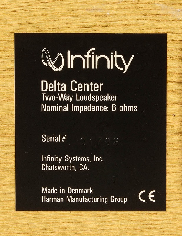 Infinity Delta Center 2-tie keskikaiutin - Audio - 10105522629 - 3