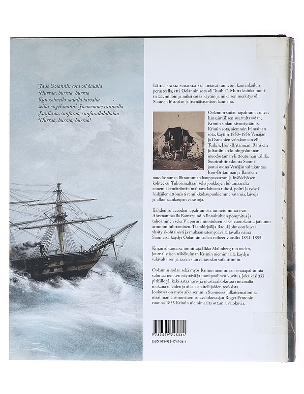 Kauhia Oolannin sota : Krimin sota Suomessa 1854-1855 - Johnsson, Raoul - Historiakirjat - 10105522635 - 1