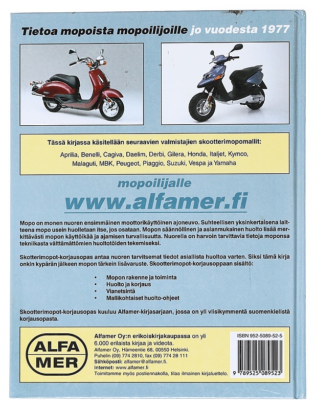 Skootterimopot 1993-2000 - Esko Mauno - Tietokirjat ja oppaat - 10105522647 - 1