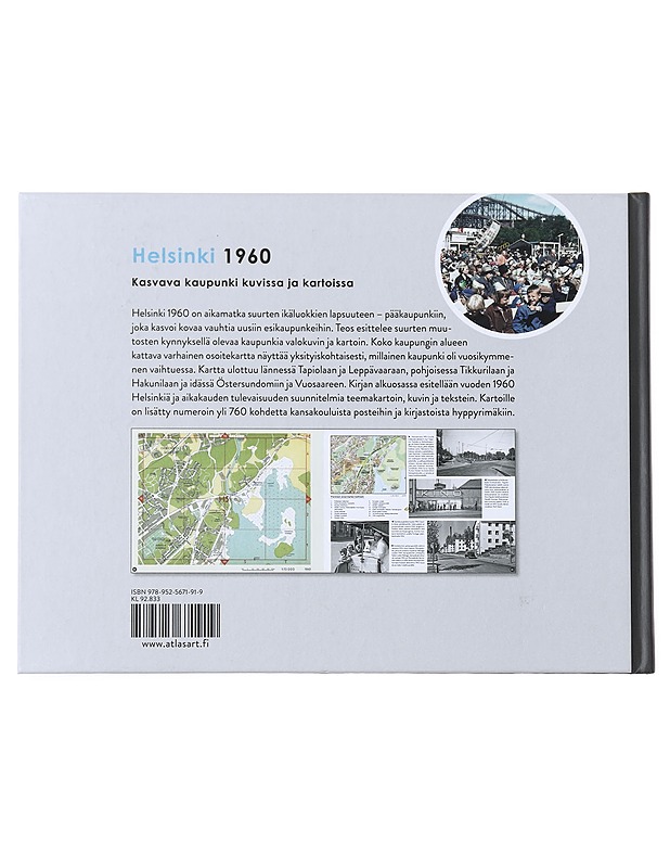 Helsinki 1960 : kasvava kaupunki kuvissa ja kartoissa - Iltanen, Jussi - Historiakirjat - 10105522669 - 1