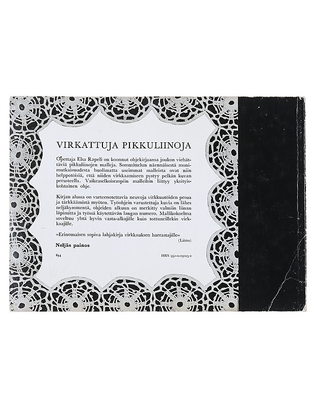 Virkattuja pikkuliinoja - Elsa Rapeli - Tietokirjat ja oppaat - 10105522739 - 1