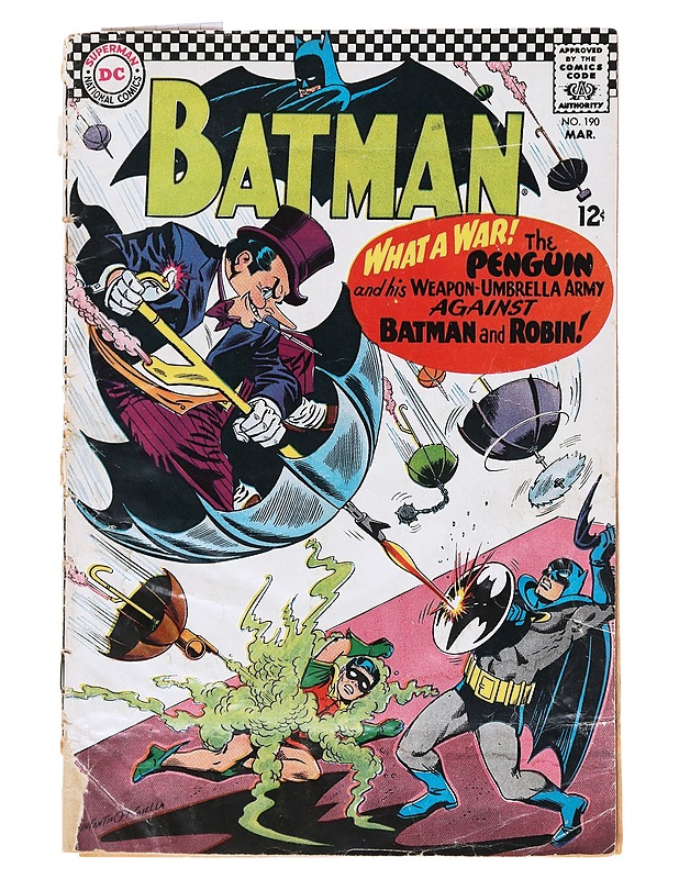 Batman No 190 March 1967  - Lastenkirjat - 10105522779 - 0