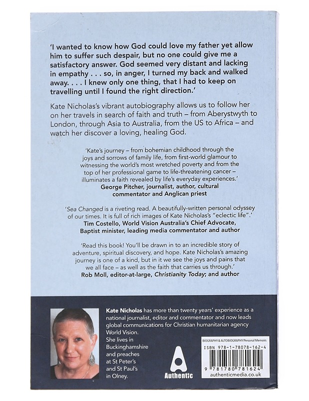 Sea Changed - Kate Nicholas - Tietokirjat ja oppaat - 10105522795 - 1
