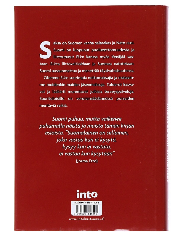 Mistä Suomi vaikenee? - Esko Seppänen - Historiakirjat - 10105522796 - 1