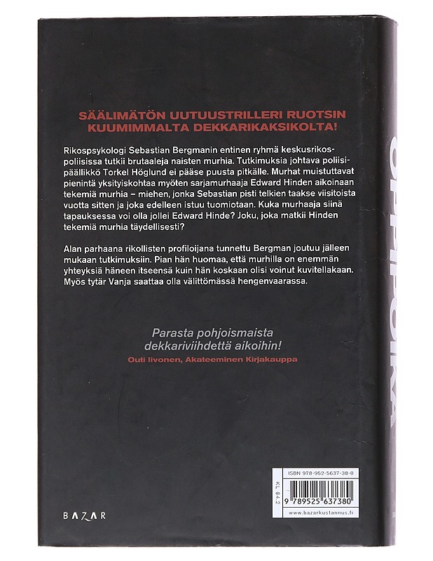 Oppipoika - Michael Hjorth, Hans Rosenfelt - Jännitys ja dekkarit - 10105522839 - 1