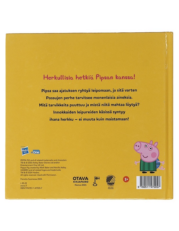 Pipsan perhe leipoo - Virtanen, Heli Anneli - Lastenkirjat - 10105522857 - 1