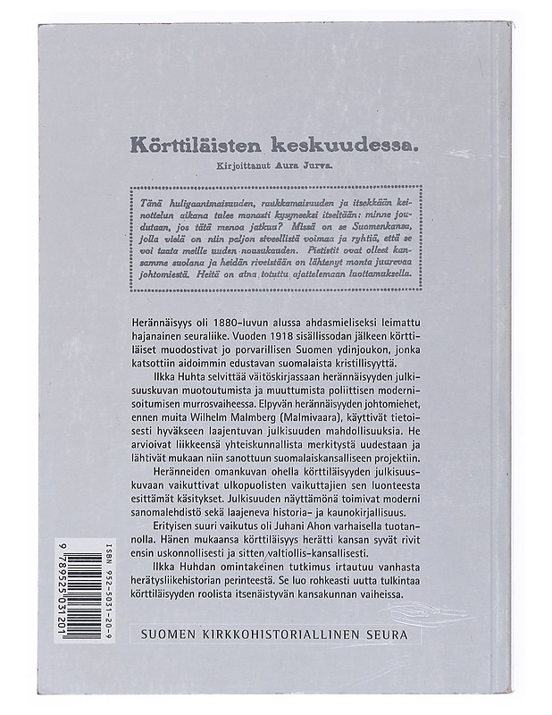 "Täällä on oikea Suomenkansa" - Ilkka Huhta - Historiakirjat - 10105522870 - 1
