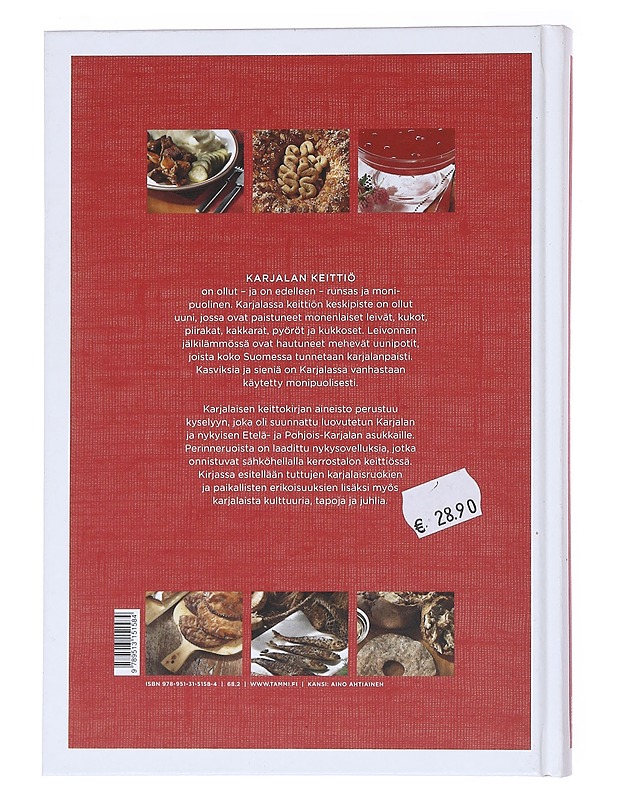 Karjalainen keittokirja - Sallinen-Gimpl, Pirkko - Tietokirjat ja oppaat - 10105522898 - 1