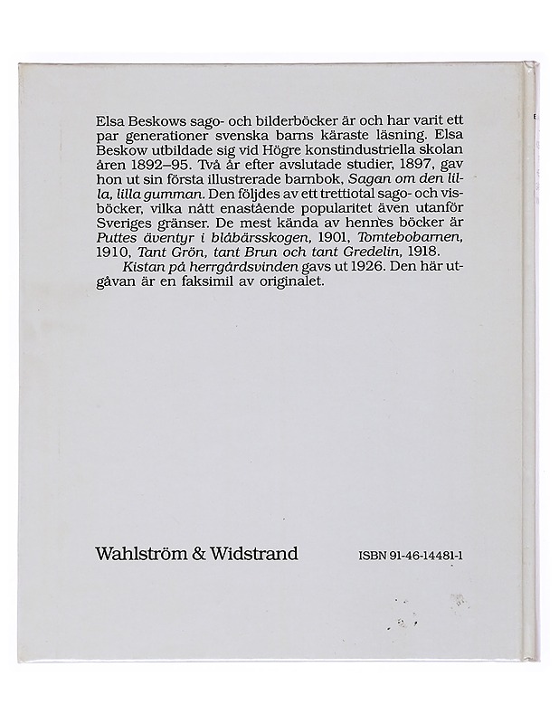 Kistan på herrgårdsvinden : sagor - Beskow, Elsa - Lastenkirjat - 10105522937 - 1