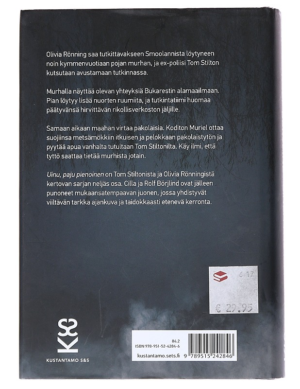 Uinu, paju pienoinen - Cilla & Rolf Börjlind - Jännitys ja dekkarit - 10105522939 - 1