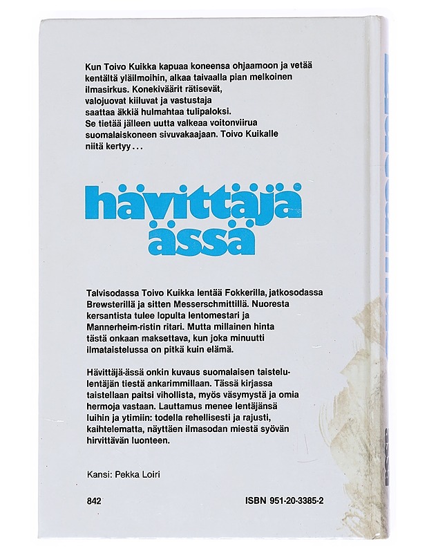 Niilo Lauttamus : Hävittäjä-ässä - Historiakirjat - 10105522946 - 1