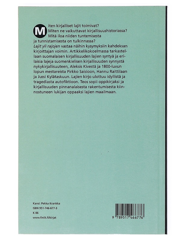 Lajit yli rajojen : suomalaisen kirjallisuuden lajeja - Koivisto, Päivi - Historiakirjat - 10105522977 - 1