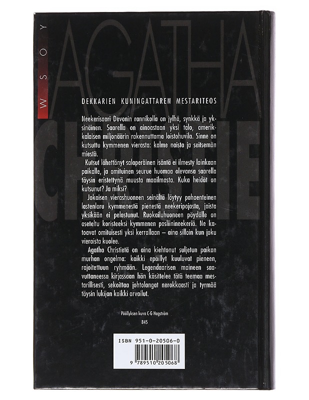 Kymmenen pientä neekeripoikaa - Christie, Agatha - Jännitys ja dekkarit - 10105522971 - 1