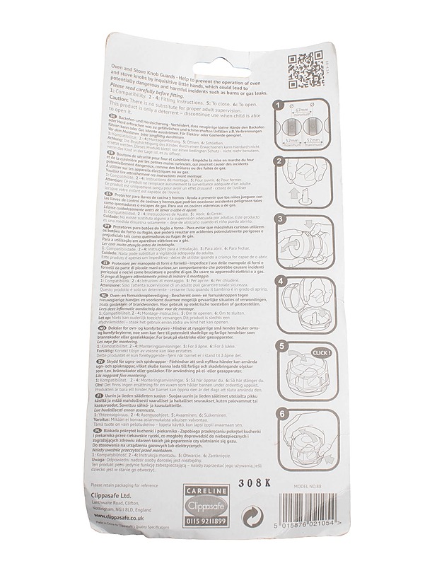 CLIPPASAFE Easy Fit lieden säätimien suojat, 4 kpl - Muut urheiluvälineet ja vapaa-aika - 10105522995 - 1