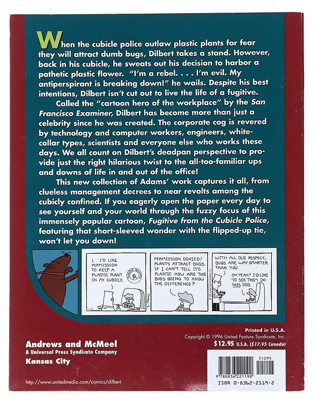 Fugitive from the cubicle police : A Dilbert book - Adams, Scott - Sarjakuvat - 10105523001 - 1