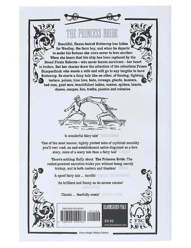 The princess bride : S. Morgenstern's classic tale of true love and high adventure : the "good parts" version - Goldman, William - Fantasia- ja scifi - 10105523005 - 1