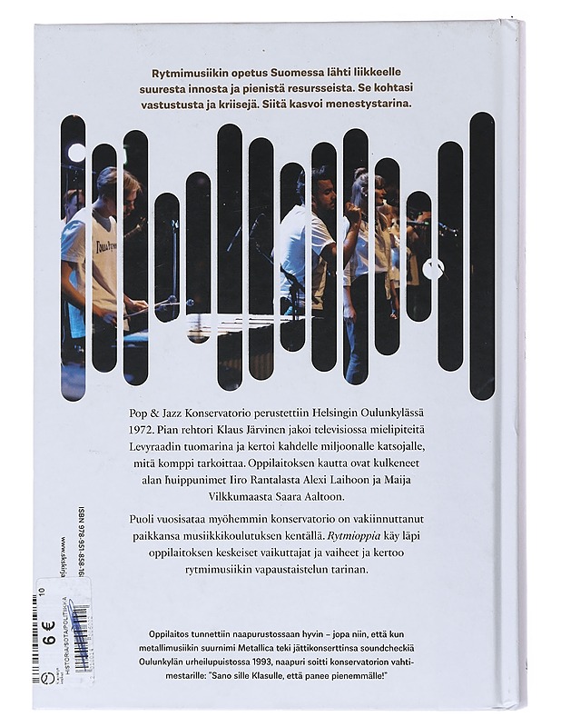 Rytmioppia : Pop & jazz konservatorio 1972-2022 - Mäkelä, Janne - Historiakirjat - 10105523020 - 1