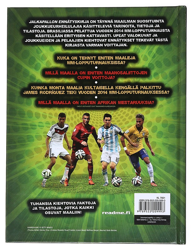 Jalkapallon ennätyskirja - Radnedge, Keir - Historiakirjat - 10105523039 - 1