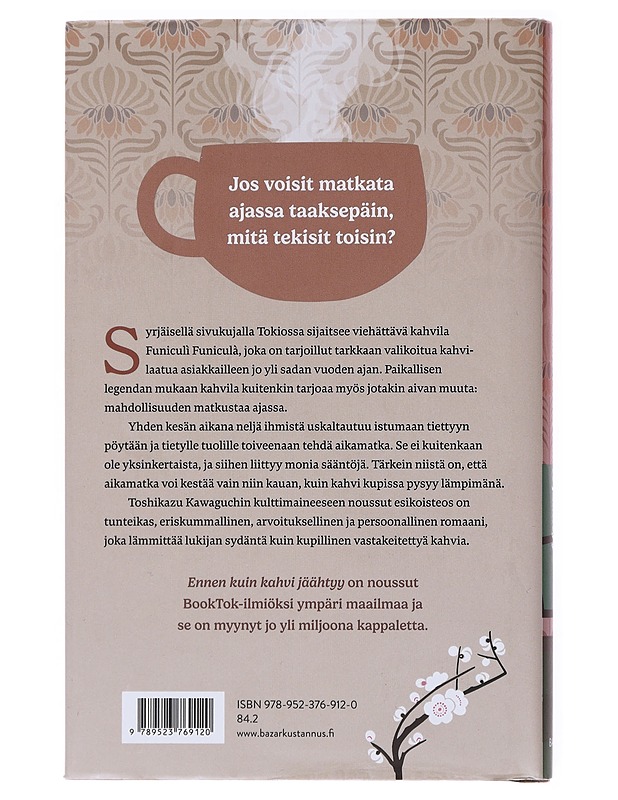 Ennen kuin kahvi jäähtyy - Kawaguchi, Toshikazu - Fantasia- ja scifi - 10105523053 - 1