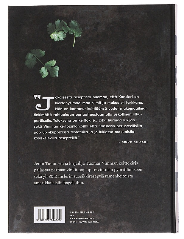 Pop up : Kanslerin keittokirja - Tuominen, Jenni - Ruokakirjat - 10105523063 - 1