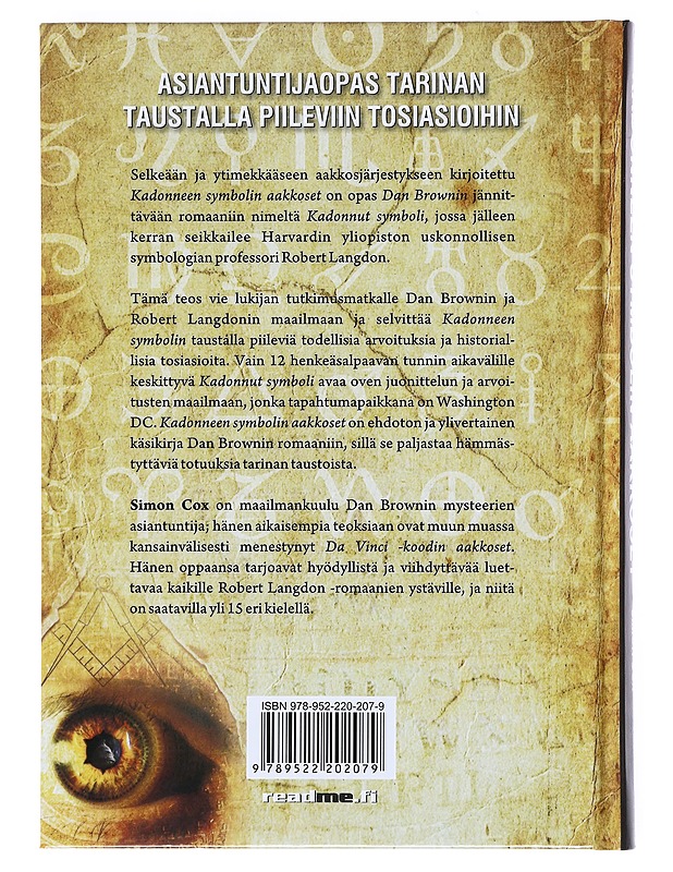 Kadonneen symbolin aakkoset - Cox, Simon - Romaanit ja novellit - 10105523075 - 1