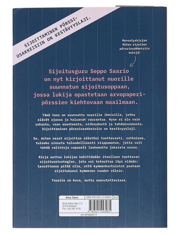 Näin sijoitan pörssiosakkeisiin - Saario, Seppo - Nuorten kirjat - 10105523078 - 1