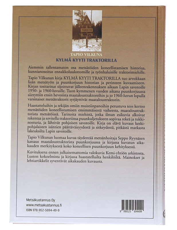 Kylmä kyyti traktorilla - Vilkuna, Tapio - Historiakirjat - 10105523083 - 1