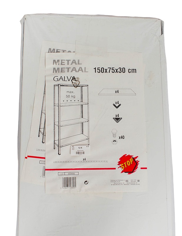 STOP varastohylly valkoinen  - Muut urheiluvälineet ja vapaa-aika - 10105523119 - 1