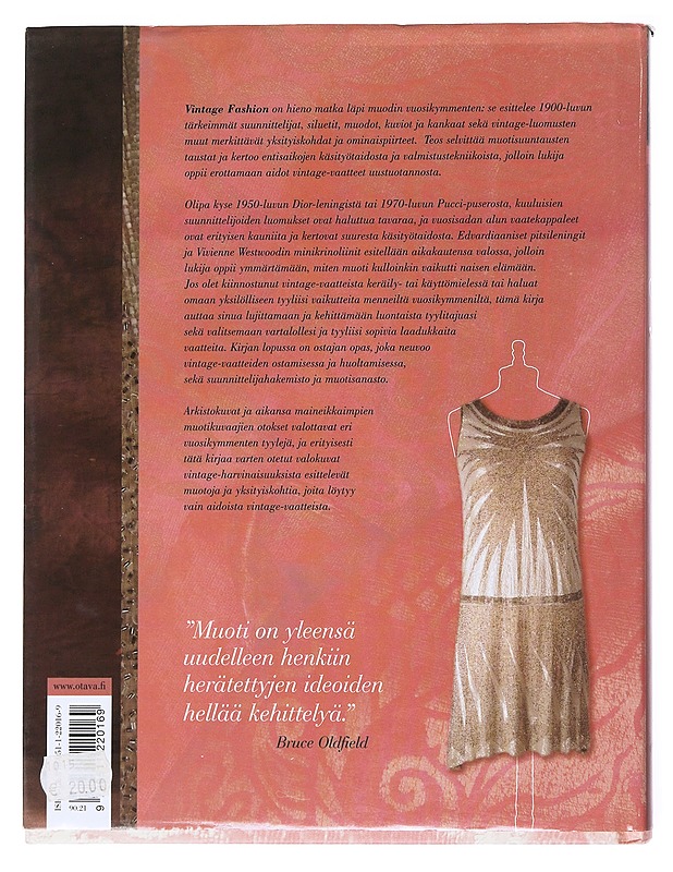 Vintage fashion muodin vuosikymmenet - Rhodes, Zandra - Tietokirjat ja oppaat - 10105523131 - 1