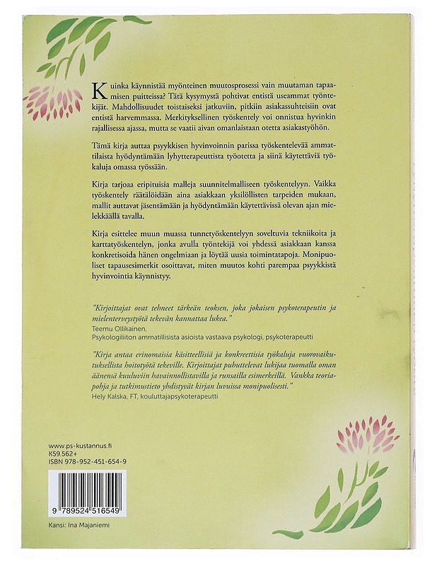 Lyhytterapeuttinen työote - Katri Kanninen, Liisa Uusitalo-Arola - Tietokirjat ja oppaat - 10105523142 - 1