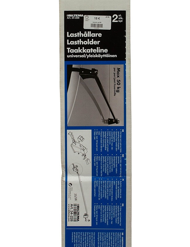 BILTEMA 34-228 taakkateline - Muut urheiluvälineet ja vapaa-aika - 10105523149 - 1