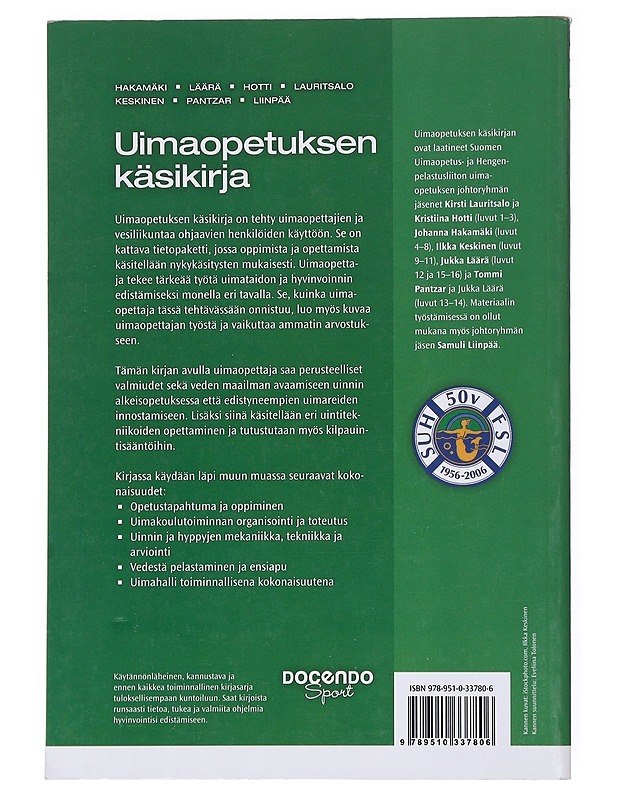 Uimaopetuksen käsikirja - Hakamäki, Johanna - Kirja lahjaksi - 10105523157 - 1