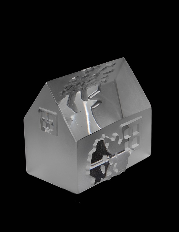 IITTALA Kylä Puutalo lasiveistos - Designsuosikit - 10105523168 - 0