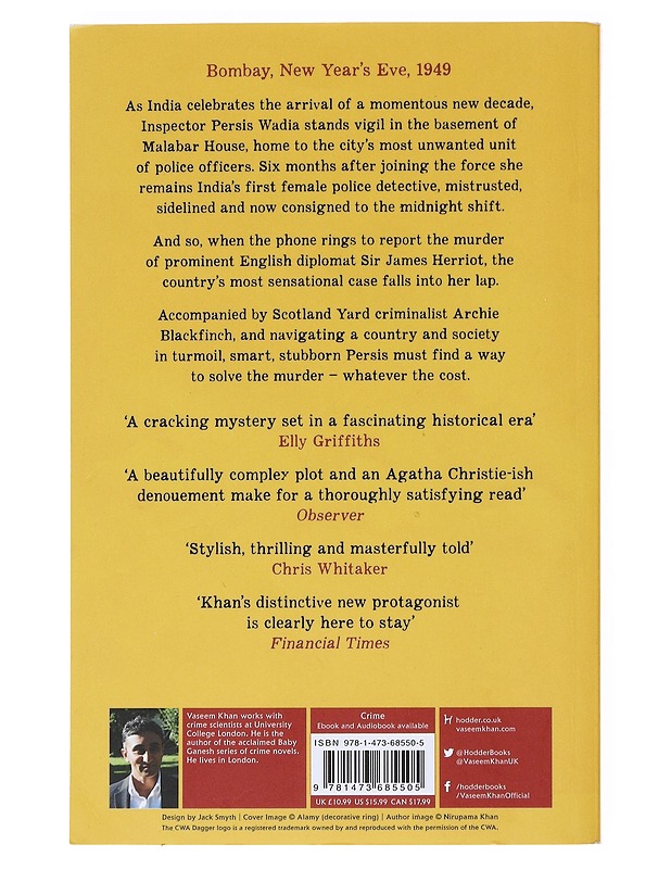 Midnight at Malabar House - Vaseem Khan - Romaanit ja novellit - 10105523173 - 1