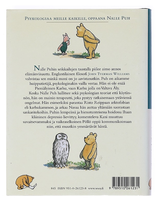 Nalle Puh ja psykologit - John Tyerman Williams - Lastenkirjat - 10105523191 - 1
